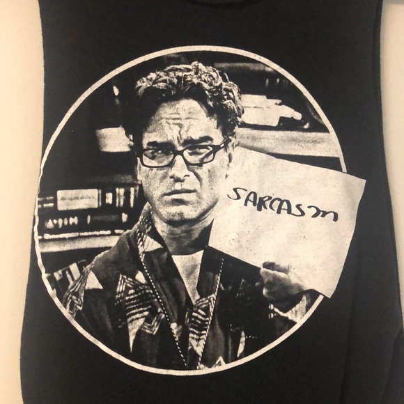 Big Bang Theory Sarcasm altered muscle tank - Picture 2 of 5